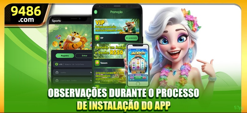 Configurações úteis dentro do app 57pg